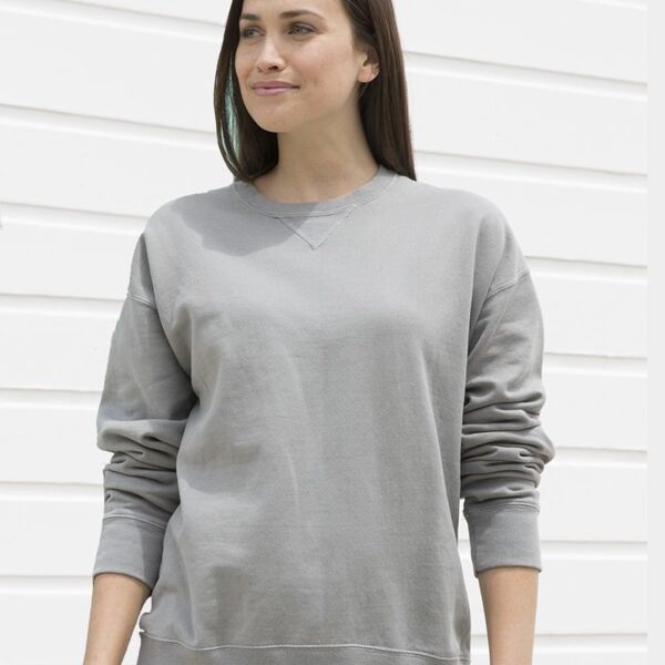 Garment-Dyed Unisex Crewneck Sweatshirt Thumbnail