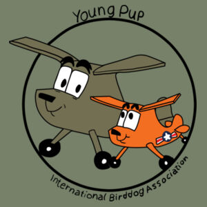 Birddog  Young Pup  - Garment-Dyed Heavyweight T-Shirt Design