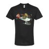 Unisex Poly-Rich V-Neck T-Shirt Thumbnail