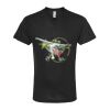 Unisex Poly-Rich V-Neck T-Shirt Thumbnail